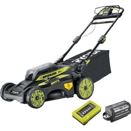 Ryobi RY36LMX51A-160 36-V-Akku-Rasenmäher mit bürstenlosem Motor