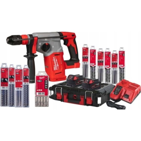 Milwaukee-Bohrhammer MILWAUKEE.BATTERY HAMMER. M18BLHX100P-502P +Zubehör 2,3 J ...