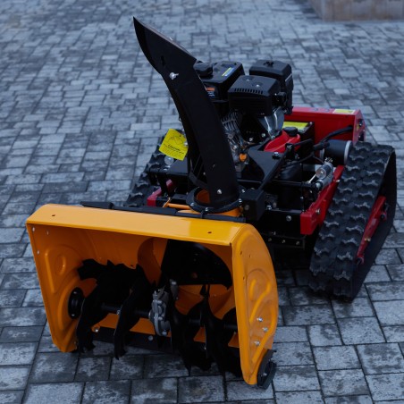 Benzin-Rasenmäher mit ferngesteuerter Schneefräse, 196 cm³, Loncin