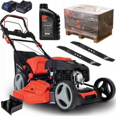 Scheppach-Benzinrasenmäher Scheppach-Benzinrasenmäher MS200-51E mit Elektrostart + Öl + Messer