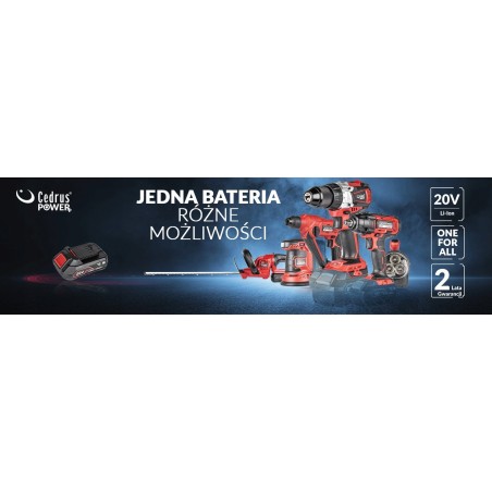 Cedrus-Bohrhammer Cedrus RH1.1Li SDS+ 1,1 kJ Schlagbohrhammer ohne Akku und Ladegerät