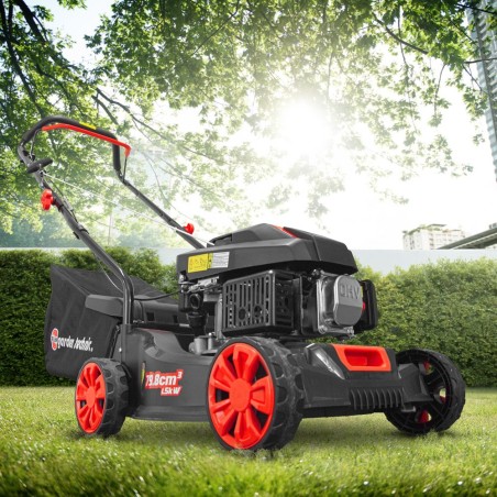 ELEM-Benzinrasenmäher, 1500 W, 79,8 cm³, 40,6 cm, 45 l