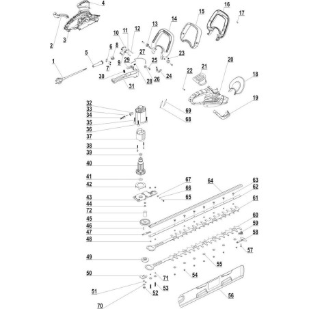 Dedra Schneidklingen-Set (53, 60, 61, 63–70)