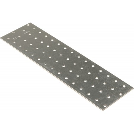 vidaXL vidaXL Lochbleche, 40 Stück, 2 mm, 300 x 80 mm, verzinkter Stahl