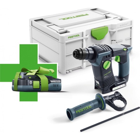 Festool BHC 18-Basic 18-V-Bohrhammer + 4-Ah-Akku (577057)