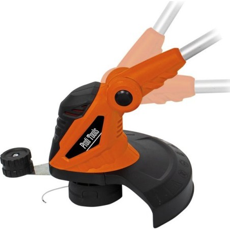 Profi Tools Elektrischer 2-in-1-Handtrimmer: Rasenmäher und elektrische Motorsense