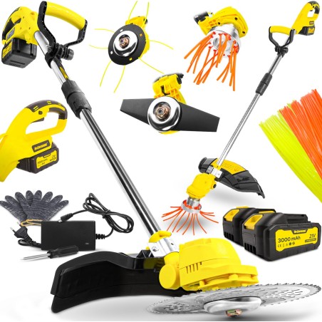 Heckermann Basic AJPK80 Multifunktions-Akku-Rasentrimmer