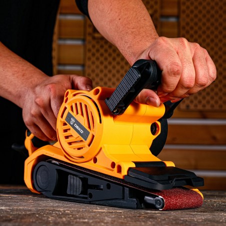 1010-W-Netz-Bandschleifmaschine für Holz – leistungsstarke Bandschleifmaschine von DEKO