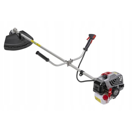 Motorsense 1,45 kW, 52 cm³, Tragegurt, Schutzabdeckung, 3 Schneidköpfe, Faden, Sägeblatt