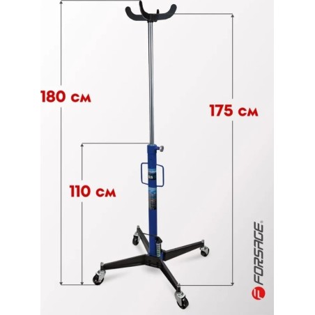 Forsage Hydraulikheber für Getriebe 0,5 t (min. Höhe: 110 cm, max. Höhe: 185 cm)