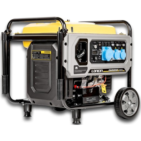 Loncin GH9000I Inverter-Stromaggregat, Koffermodell, 230 V, 7,5 kW, Estart – Anlasser – Ewimax –