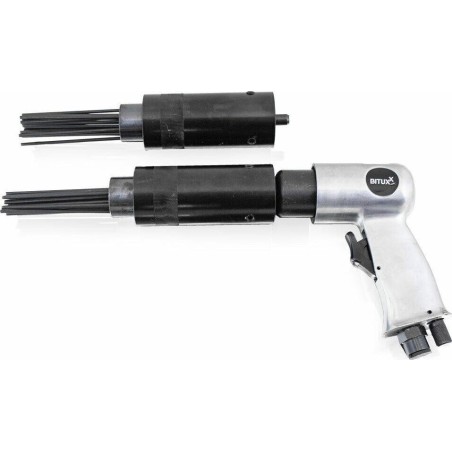 Bituxx SOLIDER DRUCKLUFTBETRIEBENER NADELHAMMER ZUR ENTFERNUNG VON SCHWEISSNAHT-ROST, 19 NADELN, SKALER