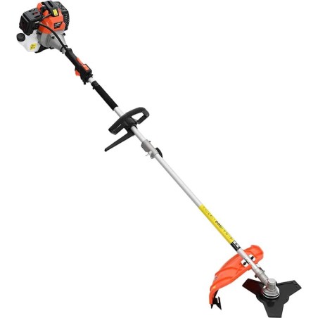 vidaXL 4-in-1-Rasentrimmer mit Trimmerfunktion, orange, 52 cm³, 1,45 kW