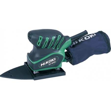 HIKOKI. Exzenterschleifer 200 W SV12SH WBZ 110 x 100 mm + DELTA