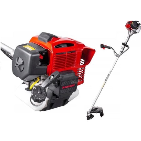 Cedrus KAWASAKI CEDRUS KW45 PROFI Benzin-Rasentrimmer Professioneller Rasentrimmer, Trimmer, Unterholer 2 PS KAWASAKI TJ45E PR