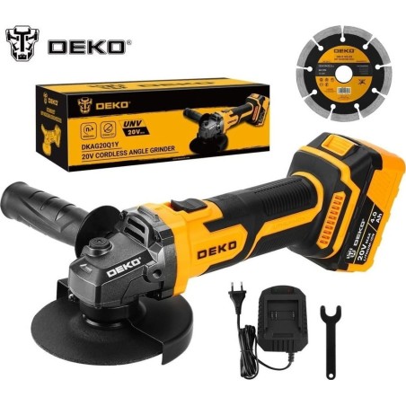 Schleifmaschine Deko DKAG20Q1Y-S1