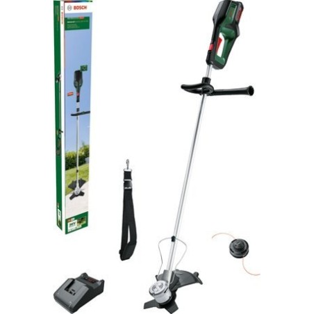 Bosch Akku-Rasentrimmer Advanced Brushcut 36V-23-750, 36 Volt (grün/schwarz, Li-Ionen-Akku 2,0 Ah, POWER FOR ALL)