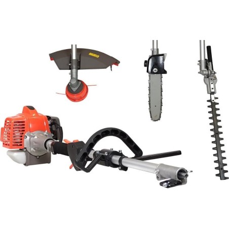 KASEI KASEI GJD330 Benzin-Rasentrimmer, Kettensäge, Gartenschere, Multifunktionsgerät, Trimmer, 4-in-1-Gerät, 1,2 PS