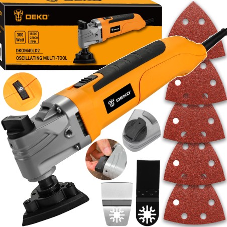 Deko Multitool mit oszillierendem Antrieb, 400 W (DKOM40LD2)
