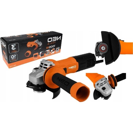 Neo-Schleifmaschine Winkelschleifer 1000 W, 125 mm 04-716