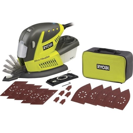 Ryobi RMS180-TA30 Multifunktionsschleifer, 180 W, 3 Betriebsmodi, dreieckig, Ryobi