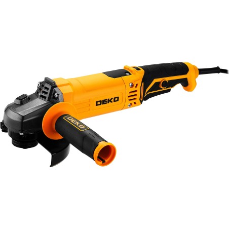 Winkelschleifer, 125 mm, leistungsstark, 1100 W, Netzbetrieb, DIAX + 3 DEKO-Scheiben