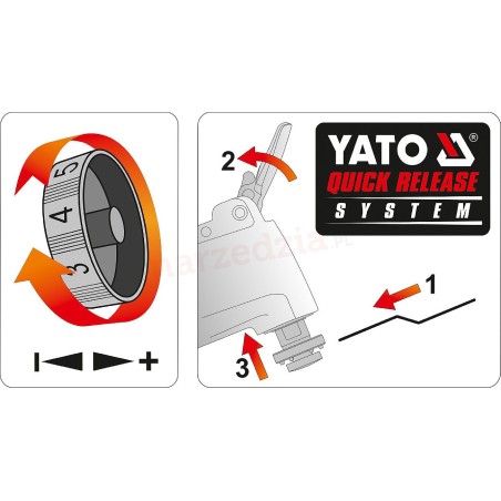 Yato Multifunktions-Oszillationswerkzeug YT-82223 500 W