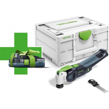 Festool Akku-Multifunktionswerkzeug OSC 18 E-Basic (577033) 1 x Akku 4 Ah