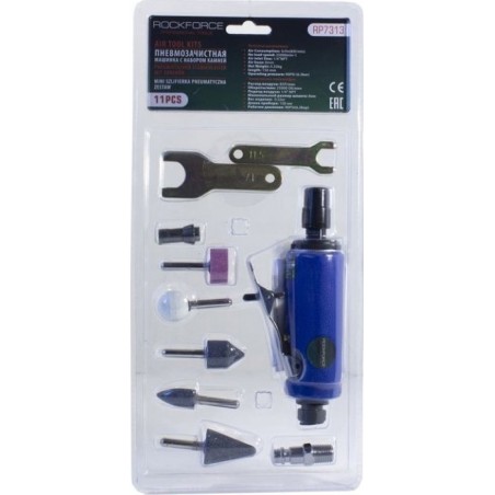 Rockforce-Schleifmaschine – Druckluftschleifmaschine + Schleifaufsätze