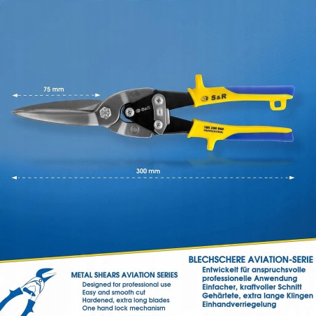 Blechschere SR 185290060, 290 mm