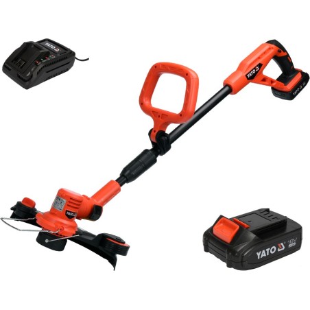 Yato Akku-Rasentrimmer 18 V, 2 Ah, Li-Ion, 30 cm (YT-82830)