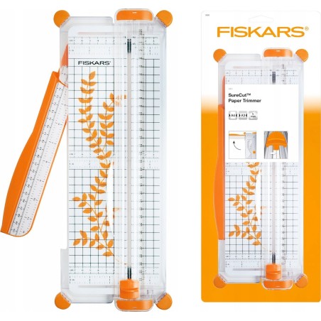 Fiskars FISKARS A4-Schiebe-Schneidemaschine, 30 cm, drehbare Klinge