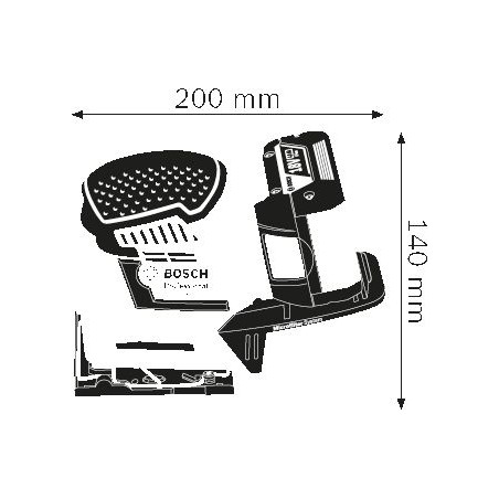 Bosch-Schleifmaschine GSS 18V-10