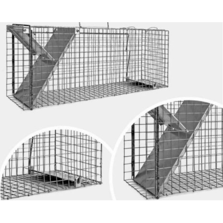 UN Lebendfalle für Marder/Katzen 65 x 17 x 20 cm (1 Stück)