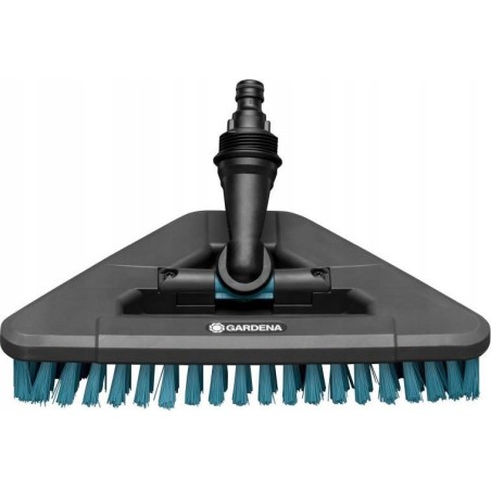 Gardena GARDENA Cleansystem Handbürste Hard Flex, Waschbürste (grau/türkis, 360°-Drehgelenk)