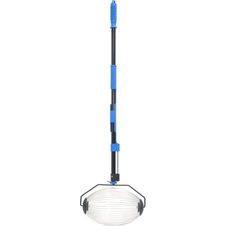 vidaXL vidaXL Nusssammler, blau, 127 cm, Stahl