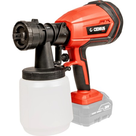 Cedrus CEDRUS SP1000Li Akku-Spritzpistole mit Kompressor für Spritzlackierung CEDSP1000LI 20V POWER+ OFICJA