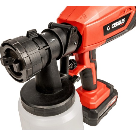 Cedrus CEDRUS SP1000Li Akku-Spritzpistole mit Kompressor für Spritzlackierung CEDSP1000LI 20V POWER+ OFICJA