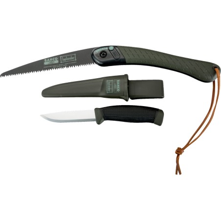 Bahco Bahco Sulankstomas – universelles Säge- und Messerset. LAPLANDER. Für frisches und trockenes Holz. 190 mm lange Klinge.