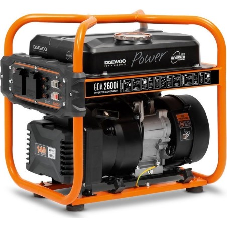 Daewoo-Stromaggregat DAEWOO GDA 2600i – Inverter-Stromaggregat, 2x16 A, Leistung 2,2 kW
