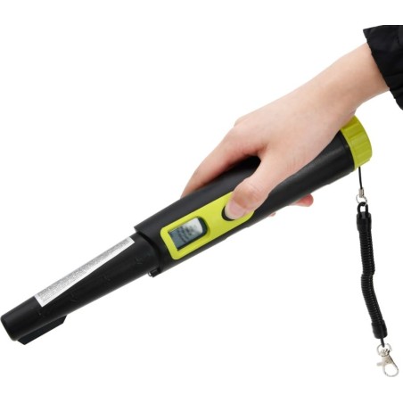 vidaXL Präzisions-Metalldetektor mit LCD-Display, schwarz-gelb