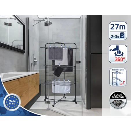 Leifheit Leifheit Wäschetrockner Classic Tower 270, schwarz