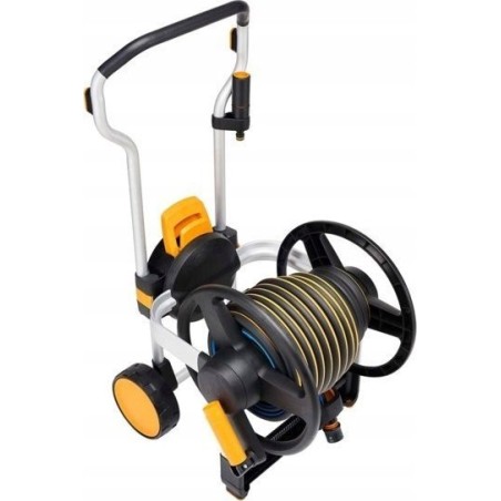 Fiskars Bewässerungsset: Schlauch und Wagen XL, Komplettset