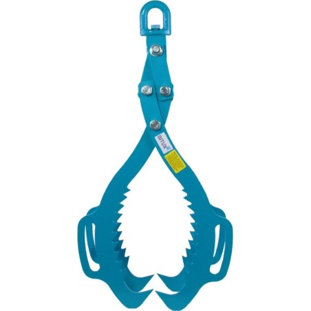 Bituxx Holzgreifer 520 mm, 800 kg, selbstspannende Zange für Baumstämme von Bituxx