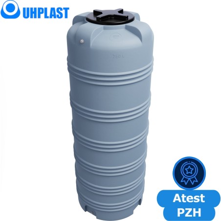 UHP Wassertank 750 l UHP VERTICON HIGH V-750 Grau
