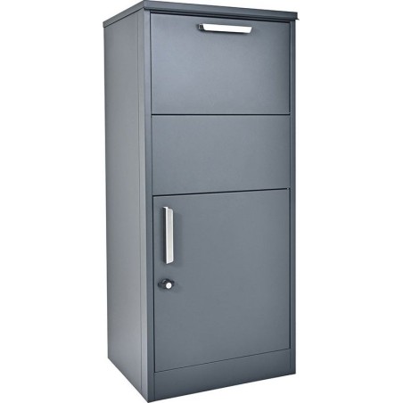 Westmann Westmann Stahl-Paketbox Pepe Anthrazit 50 x 39 x 114 cm