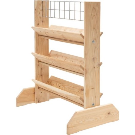 Westmann Westmann Kräuterständer aus Lärchenholz mit Gitter „Viktoria L Natura“, 50 x 80 x 95 cm