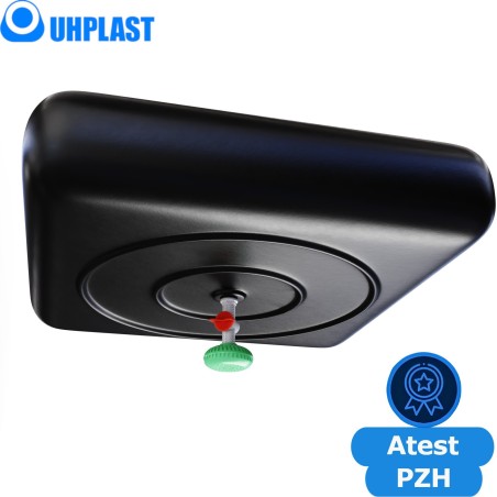 UHP Dusche mit 95-Liter-Wassertank UHP SHOWERON shower-100 Schwarz