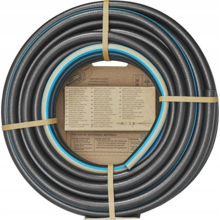 Gardena GARDENA EcoLine Schlauch 13 mm (1/2"), 20 Meter, mit Systemteilen (schwarz/beige, zu 65 % aus recyceltem Material)