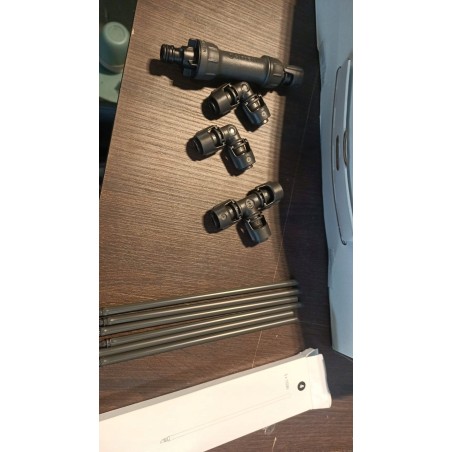 Gardena GARDENA Micro-Drip-System Tropfbewässerungsset für Gemüse- und Blumenbeete 60 m², Tropfer (schwarz/grau, Modell 2023)